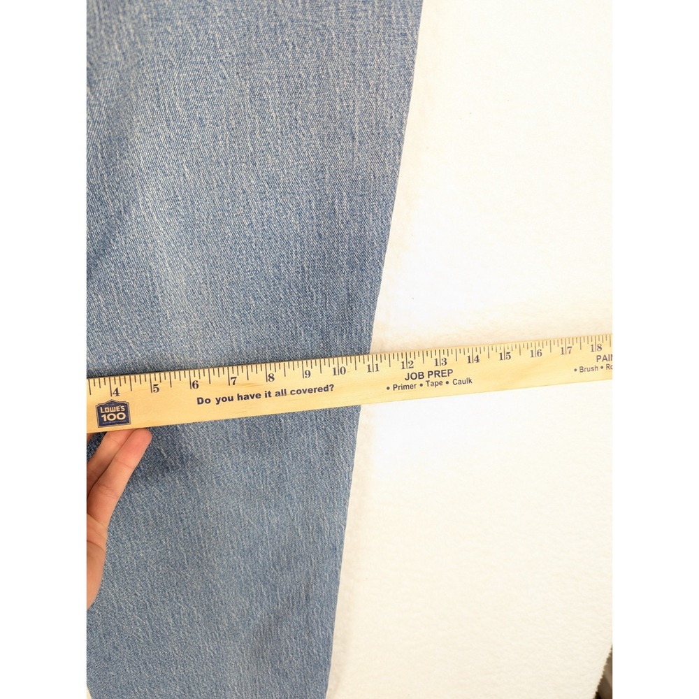 Vintage Lee Mom Jeans Women's Side Elastic at the‎ Waist Med Wash 16 Petite - Picture 7 of 12